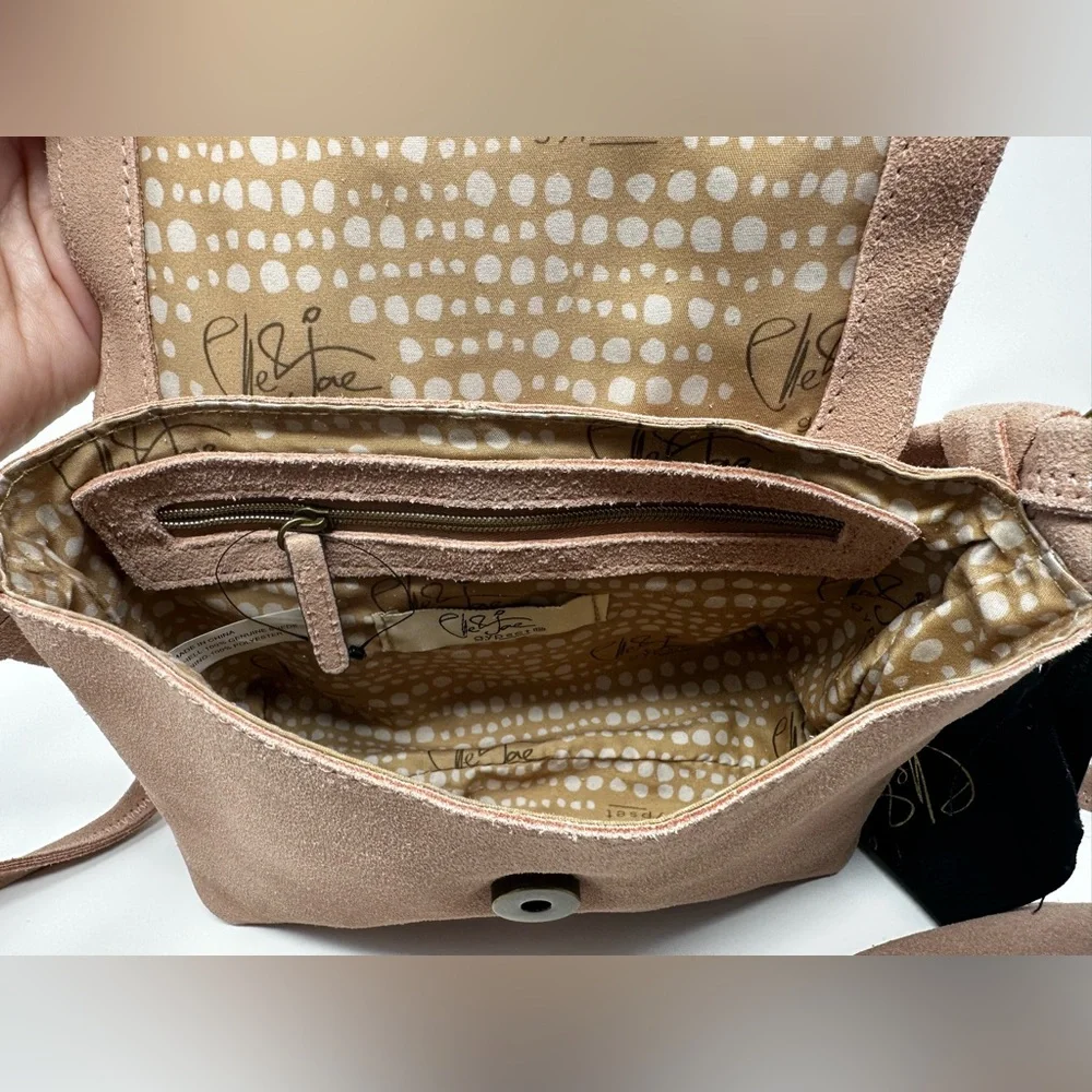 Elle Jae Gypset WILDLEDER CROSSBODY in blush